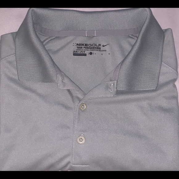 Nike Golf Tour Performance Shirt - Gray - Picture 2 of 3